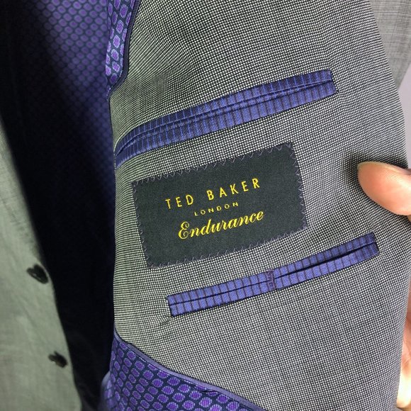 Ted Baker London Jay CT Texture Suit Jacket Size 42L - Picture 8 of 11